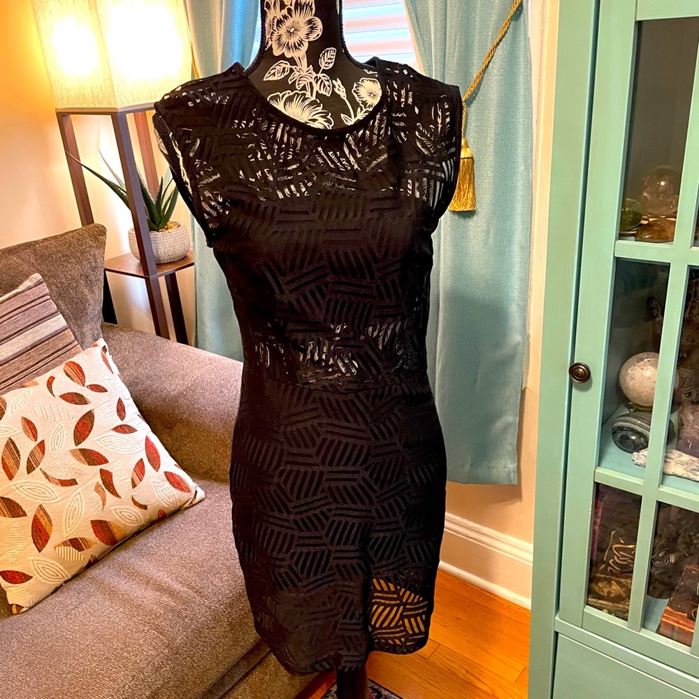 Black Sheer Dress
